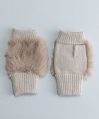 【オルクベット/ORuKuBET】のフェイクファー付きフィンガーレスニットグローブ(WOMEN) 人気、トレンドファッション・服の通販 founy(ファニー) ファッション Fashion レディースファッション Fashion for Women 手袋 Gloves & Mittens アクリル Acrylic Material スマート Smart, Elegant フェイクファー Faux Fur, Imitation Fur リブニット Rib Knit, Ribbed Knit A/W・秋冬 Autumn/Winter thumbnail ライトグレー|ID: prp329100004822595 ipo3291000000035061866
