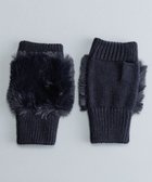 【オルクベット/ORuKuBET】のフェイクファー付きフィンガーレスニットグローブ(WOMEN) 人気、トレンドファッション・服の通販 founy(ファニー) ファッション Fashion レディースファッション Fashion for Women 手袋 Gloves & Mittens アクリル Acrylic Material スマート Smart, Elegant フェイクファー Faux Fur, Imitation Fur リブニット Rib Knit, Ribbed Knit A/W・秋冬 Autumn/Winter thumbnail ネイビー|ID: prp329100004822595 ipo3291000000035061876