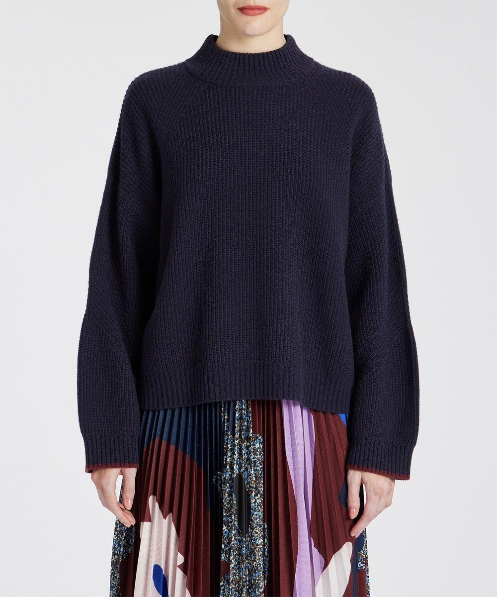 【ポール スミス/Paul Smith】のリブ プルオーバーニット 人気、トレンドファッション・服の通販 founy(ファニー) 　ファッション　Fashion　レディースファッション　Fashion for Women　トップス・カットソー　Cut & Sew Tops　ニット　Knit Tops & Sweaters　カジュアルプルオーバー・ニットトップス　Pullovers & Knit Tops / Casual Pullovers　シンプル　Simple, Minimal　セーター　Sweater, Knitwear　ハイネック　High Neck, Mock Neck　ベーシック　Basic, Essential　ワイド　Wide, Wide Fit　A/W・秋冬　Autumn/Winter　 other-1|ID: prp329100004822597 ipo3291000000035061904