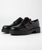 【ボントレ/BONTRE】の【BONTRE/ボントレ】厚底ダブルモンクシューズ 人気、トレンドファッション・服の通販 founy(ファニー) ファッション Fashion レディースファッション Fashion for Women シューズ Shoes, Footwear ダブル Double, Double-Breasted トレンド Trend, Trending Now ドレス Dress, One-Piece ビジネス 仕事 通勤 Business / Work / Commuting メンズ Men's, Menswear 厚底 Platform Shoes thumbnail ブラック|ID: prp329100004822608 ipo3291000000035062083