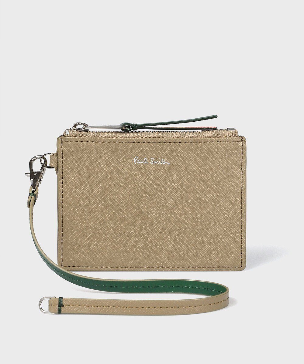 【ポール スミス/Paul Smith】のアーティストストライププラー ストラップ付きコインケース インテリア・キッズ・メンズ・レディースファッション・服の通販 founy(ファニー) 　ファッション　Fashion　レディースファッション　Fashion for Women　ミニ財布・二つ折り財布　Wallets & Card Cases　ストライプ　Stripe, Striped Pattern　テクスチャー　Texture, Textured Fabric　ラップ　Wrap, Wrap Design　財布　Wallet, Purse　ベージュ|ID: prp329100004822651 ipo3291000000035062642