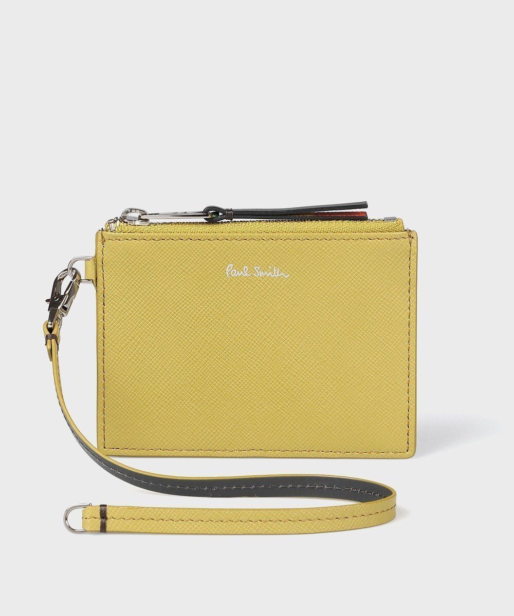【ポール スミス/Paul Smith】のアーティストストライププラー ストラップ付きコインケース インテリア・キッズ・メンズ・レディースファッション・服の通販 founy(ファニー) 　ファッション　Fashion　レディースファッション　Fashion for Women　ミニ財布・二つ折り財布　Wallets & Card Cases　ストライプ　Stripe, Striped Pattern　テクスチャー　Texture, Textured Fabric　ラップ　Wrap, Wrap Design　財布　Wallet, Purse　イエロー|ID: prp329100004822651 ipo3291000000035062644