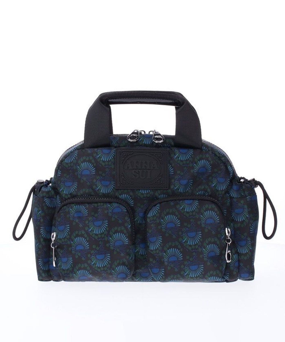 【アナスイ/ANNA SUI】のジャーニー 2WAYミニボストン インテリア・キッズ・メンズ・レディースファッション・服の通販 founy(ファニー) 　ファッション　Fashion　レディースファッション　Fashion for Women　コレクション　Collection, Seasonal Line　トラベル　Travel, Travel Gear　プリント　Print, Printed Pattern　ボストン　Boston　ボストンバッグ　Boston Bag, Retro Bag　ブルー|ID: prp329100004822682 ipo3291000000035063007