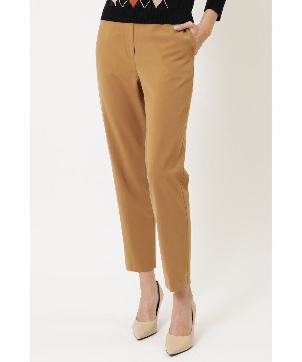 【ダックス/DAKS】のストレッチツイルパンツ インテリア・キッズ・メンズ・レディースファッション・服の通販 founy(ファニー) 　ファッション　Fashion　レディースファッション　Fashion for Women　パンツ　Pants & Trousers　フェイク　Faux, Fake　ポケット　Pocket, Pocket Detail　夏　Summer　S/S・春夏　SS, Spring/Summer, Warm Season　A/W・秋冬　Autumn/Winter　ベージュ|ID: prp329100004822693 ipo3291000000035063106