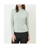 【ダックス/DAKS】のコットン天竺スタンドカラーカットソー 人気、トレンドファッション・服の通販 founy(ファニー) ファッション Fashion レディースファッション Fashion for Women トップス・カットソー Cut & Sew Tops シャツ・ブラウス・オフィスカジュアル Elegant Blouses & Button-Ups ロングTシャツ・Tシャツ Longline T-Shirts & Tees カットソー・ベーシックTシャツ Cut-and-Sewn Tops / Stretch Tees & Basics カットソー Cut and Sewn Top シンプル Simple, Minimal スタンド Stand Collar, Upright Stand ストレッチ Stretch, Stretchy Fabric 夏 Summer 春 Spring S/S・春夏 SS, Spring/Summer, Warm Season A/W・秋冬 Autumn/Winter thumbnail ライトグリーン|ID: prp329100004822703 ipo3291000000035063316