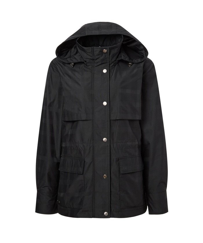 【ダックス/DAKS】のシグネチャーチェック ジャカードサファリブルゾン インテリア・キッズ・メンズ・レディースファッション・服の通販 founy(ファニー) https://founy.com/ ファッション Fashion レディースファッション Fashion for Women アウター Coat / Outerwear Collection レディースジャケット・軽アウター Jackets ブルゾンジャケット・スポーティアウター Blouson Jackets おすすめ Recommended / Our Picks ジャカード／ジャガード Jacquard, Woven Pattern ジャケット Jacket, Outerwear ストレッチ Stretch, Stretchy Fabric チェック Check, Plaid, Tartan ドローストリング Drawstring, Pull Cord フィット Fit, Slim Fit ブルゾン Blouson, Bomber Jacket 夏 Summer S/S・春夏 SS, Spring/Summer, Warm Season 秋 Autumn A/W・秋冬 Autumn/Winter 軽量 Lightweight, Ultra Light |ID: prp329100004822706 ipo3291000000035584093