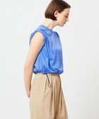 【ベイジ,/BEIGE,】のLIONEL / ギャザートップス 人気、トレンドファッション・服の通販 founy(ファニー) ファッション Fashion レディースファッション Fashion for Women トップス・カットソー Cut & Sew Tops シャツ・ブラウス・オフィスカジュアル Elegant Blouses & Button-Ups ロングTシャツ・Tシャツ Longline T-Shirts & Tees カットソー・ベーシックTシャツ Cut-and-Sewn Tops / Stretch Tees & Basics カットソー Cut and Sewn Top ギャザー Gathered, Ruffled シルク Silk, 100% Silk 夏 Summer 春 Spring S/S・春夏 SS, Spring/Summer, Warm Season 洗える Machine Washable thumbnail Sax|ID: prp329100004823368 ipo3291000000035074342