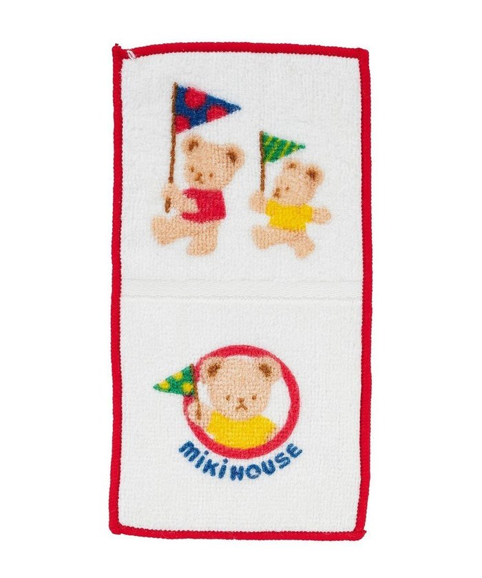 【ミキハウスホットビスケッツ/MIKI HOUSE HOT BISCUITS / KIDS】の【ミキハウス】 ミキハウスベア ミニタオル インテリア・キッズ・メンズ・レディースファッション・服の通販 founy(ファニー) https://founy.com/ ファッション Fashion キッズファッション Fashion for Kids 抗菌 Antibacterial, Bacteria-Resistant 財布 Wallet, Purse タオル Towel, Bath Towel ハンカチ Handkerchief, Hanky ハンド Hand, Handmade ポケット Pocket, Pocket Detail |ID: prp329100004823373 ipo3291000000035074356