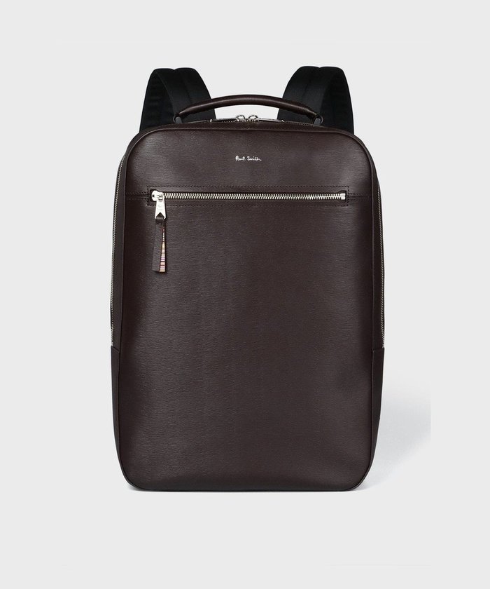 【ポールスミス/Paul Smith / MEN】のストローグレインレザー リュック インテリア・キッズ・メンズ・レディースファッション・服の通販 founy(ファニー) https://founy.com/ ファッション Fashion メンズファッション Fashion for Men バッグ Bags フロント Front, Front Design ポケット Pocket, Pocket Detail メンズ Men's, Menswear リュック Backpack, Rucksack |ID: prp329100004823379 ipo3291000000035074370