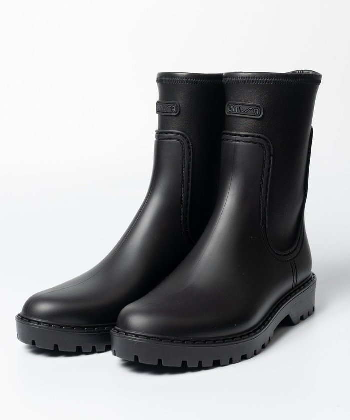 【ボントレ/BONTRE】の【UNISA/ウニサ】裏起毛ミドルレインストレッチブーツ インテリア・キッズ・メンズ・レディースファッション・服の通販 founy(ファニー) https://founy.com/ ファッション Fashion レディースファッション Fashion for Women ストレッチ Stretch, Stretchy Fabric フィット Fit, Slim Fit |ID: prp329100004823393 ipo3291000000035074435