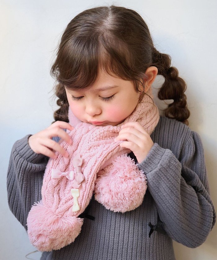 【エニィ/ANY / KIDS】のぽんぽんつきニットマフラー インテリア・キッズ・メンズ・レディースファッション・服の通販 founy(ファニー) https://founy.com/ ファッション Fashion キッズファッション Fashion for Kids カラフル Colorful Design ガーリー Girly, Feminine Style キャップ Cap, Baseball Cap スヌード Snood, Infinity Scarf スマホ Smartphone, Mobile Device 人気 Popular, Best Seller フェイクファー Faux Fur, Imitation Fur 防寒 Cold Protection, Winter-Ready マフラー Scarf, Muffler リボン Ribbon, Bow A/W・秋冬 Autumn/Winter 再入荷 Restock / Back in Stock おすすめ Recommended / Our Picks |ID: prp329100004824236 ipo3291000000035083927