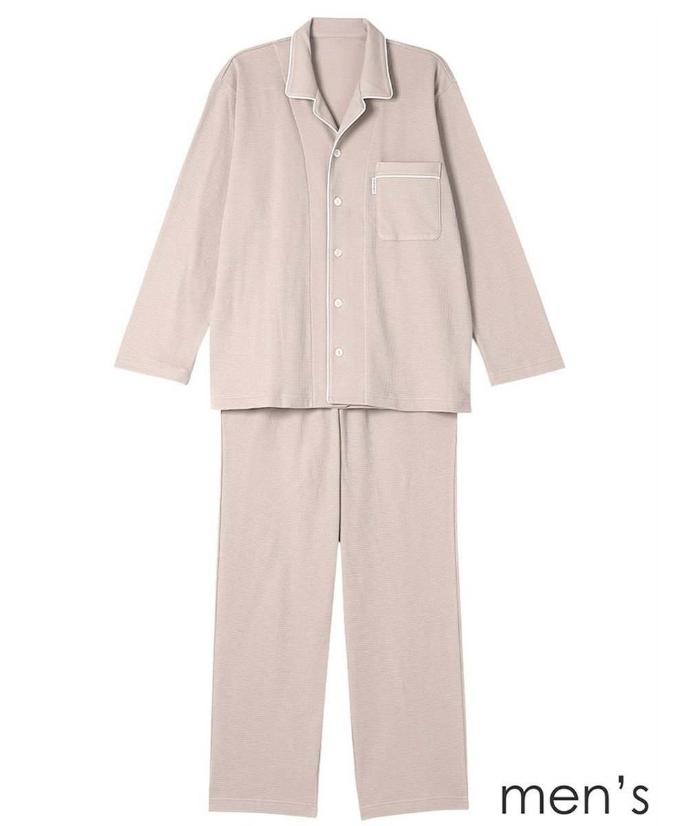 【ワコール 睡眠科学/wacoal suimin / MEN】の【メンズパジャマ】 長袖・長ズボン 希少な超長綿「天綿(R)」パジャマ YGX526 睡眠科学/ワコール 人気、トレンドファッション・服の通販 founy(ファニー) 　ファッション　Fashion　メンズファッション　Fashion for Men　なめらか　Smooth, Silky Texture　パジャマ　Pajamas, Sleepwear　フラット　Flat, Flat Shoes　ボトム　Bottoms, Lower Wear　メンズ　Men's, Menswear　ワッフル　Waffle, Waffle Knit　長袖　Long Sleeve, Full Sleeve　 other-1|ID: prp329100004824239 ipo3291000000035083939