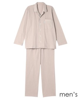 【ワコール 睡眠科学/wacoal suimin / MEN】の【メンズパジャマ】 長袖・長ズボン 希少な超長綿「天綿(R)」パジャマ YGX526 睡眠科学/ワコール 人気、トレンドファッション・服の通販 founy(ファニー) ファッション Fashion メンズファッション Fashion for Men なめらか Smooth, Silky Texture 長袖 Long Sleeve, Full Sleeve パジャマ Pajamas, Sleepwear フラット Flat, Flat Shoes ボトム Bottoms, Lower Wear メンズ Men's, Menswear ワッフル Waffle, Waffle Knit |ID:prp329100004824239