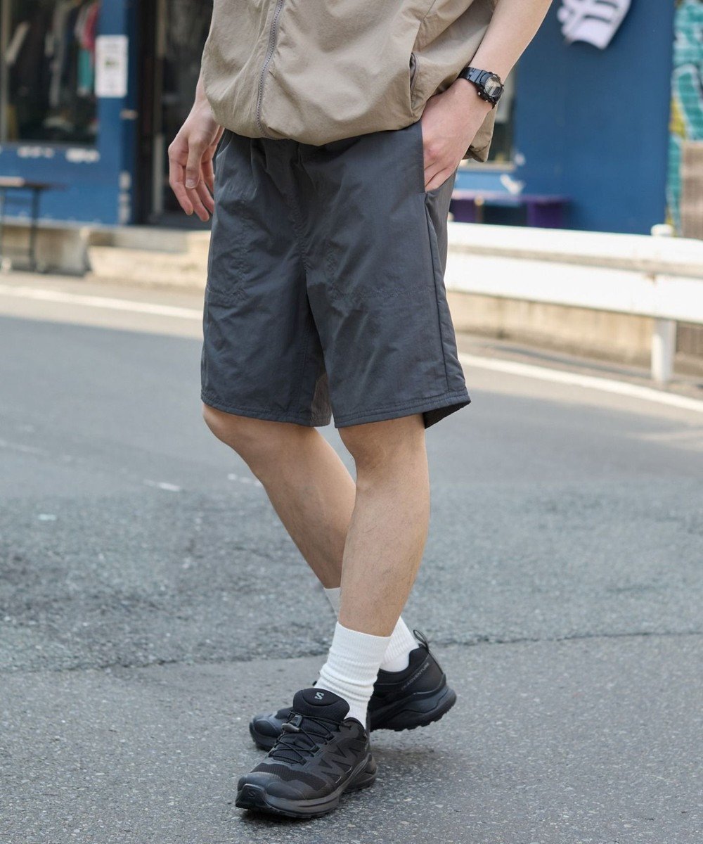 【ウィゴー/WEGO / MEN】の【ウエストゴム/紐/速乾/洗濯可/SMLサイズ展開】ナイロンイージーショーツ インテリア・キッズ・メンズ・レディースファッション・服の通販 founy(ファニー) 　ファッション　Fashion　メンズファッション　Fashion for Men　ボトムス　Bottoms　春　Spring　スマホ　Smartphone, Mobile Device　定番　Standard, Basic Item　ベーシック　Basic, Essential　半袖　Short Sleeve, Half Sleeve　S/S・春夏　SS, Spring/Summer, Warm Season　プチプライス・低価格　Affordable / Budget Price　夏　Summer　ダークグレー|ID: prp329100004824252 ipo3291000000035084002