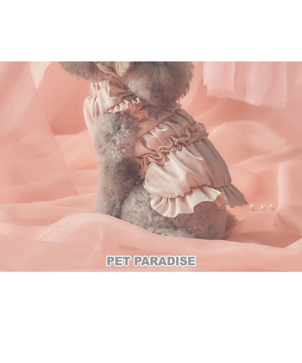 【ペットパラダイス/PET PARADISE / GOODS】のcherircouture リボン ギャザーベスト 《ピンク》 小型犬 人気、トレンドファッション・服の通販 founy(ファニー) 　ギャザー　Gathered, Ruffled　ベスト　Vest, Waistcoat　リボン　Ribbon, Bow　犬　Dog　A/W・秋冬　Autumn/Winter　ホーム・キャンプ・アウトドア・お取り寄せ　Home Living / Home & Lifestyle / Camping Gear / Outdoor Camping　ペットグッズ　Pet Supplies　 other-1|ID: prp329100004824907 ipo3291000000035093487
