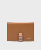 【ポールスミス/Paul Smith / MEN】のシグネチャーストライプタブ パスケース ブラウン|ID: prp329100004824915 ipo3291000000035093546