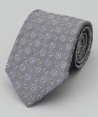 【五大陸/gotairiku / MEN】のGOTAIRIKU別注【日本製】シルク ネクタイ_小紋柄 ライトグレー系8|ID: prp329100004824919 ipo3291000000035093567