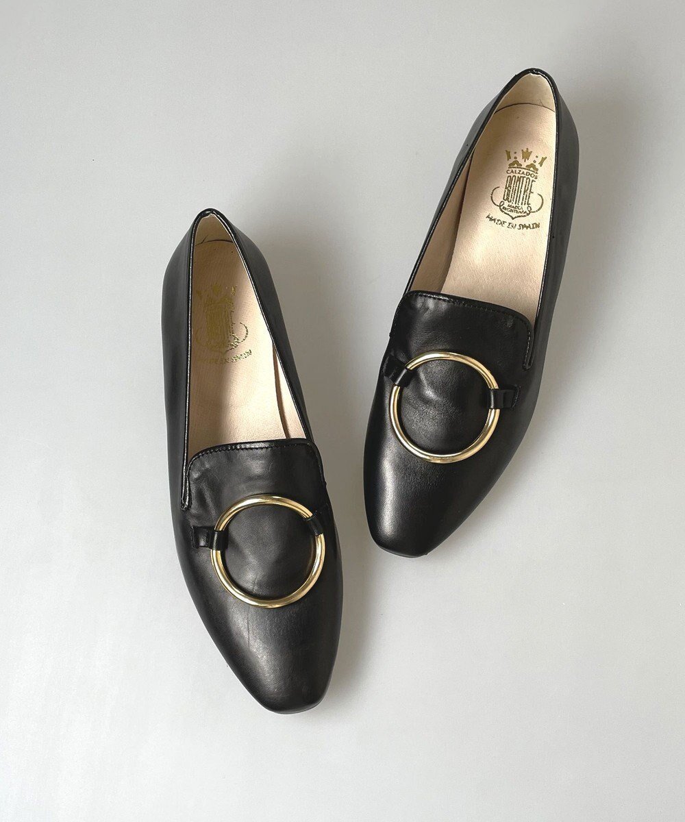 【ボントレ/BONTRE】の【BONTRE/ボントレ】フープ付きローファー インテリア・キッズ・メンズ・レディースファッション・服の通販 founy(ファニー) 　ファッション　Fashion　レディースファッション　Fashion for Women　シューズ　Shoes, Footwear　トレンド　Trend, Trending Now　フープ　Hoop, Hoop Earrings　夏　Summer　S/S・春夏　SS, Spring/Summer, Warm Season　A/W・秋冬　Autumn/Winter　ブラック|ID: prp329100004824927 ipo3291000000035093640