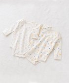 【ミキハウスホットビスケッツ/MIKI HOUSE HOT BISCUITS / KIDS】の【70-90cm】 長袖ボディシャツ2枚セット(かぶり仕様) 白×BL|ID: prp329100004825616 ipo3291000000035106395