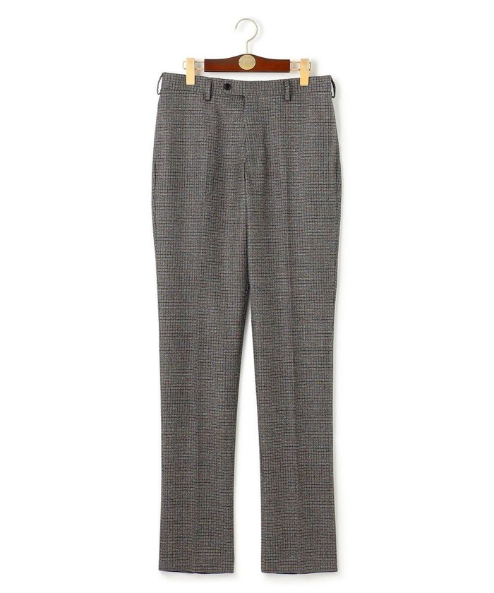 【ジェイ プレス/J.PRESS / MEN】の【WEB・一部店舗限定】ソフトタッチツイスト ガンクラブチェック スラックス インテリア・キッズ・メンズ・レディースファッション・服の通販 founy(ファニー) https://founy.com/ ファッション Fashion メンズファッション Fashion for Men ボトムス Bottoms ストレッチ Stretch, Stretchy Fabric スラックス Slacks, Dress Pants チェック Check, Plaid, Tartan ビジネス 仕事 通勤 Business / Work / Commuting エレガント 上品 Elegant 夏 Summer 春 Spring S/S・春夏 SS, Spring/Summer, Warm Season |ID: prp329100004825652 ipo3291000000035106519