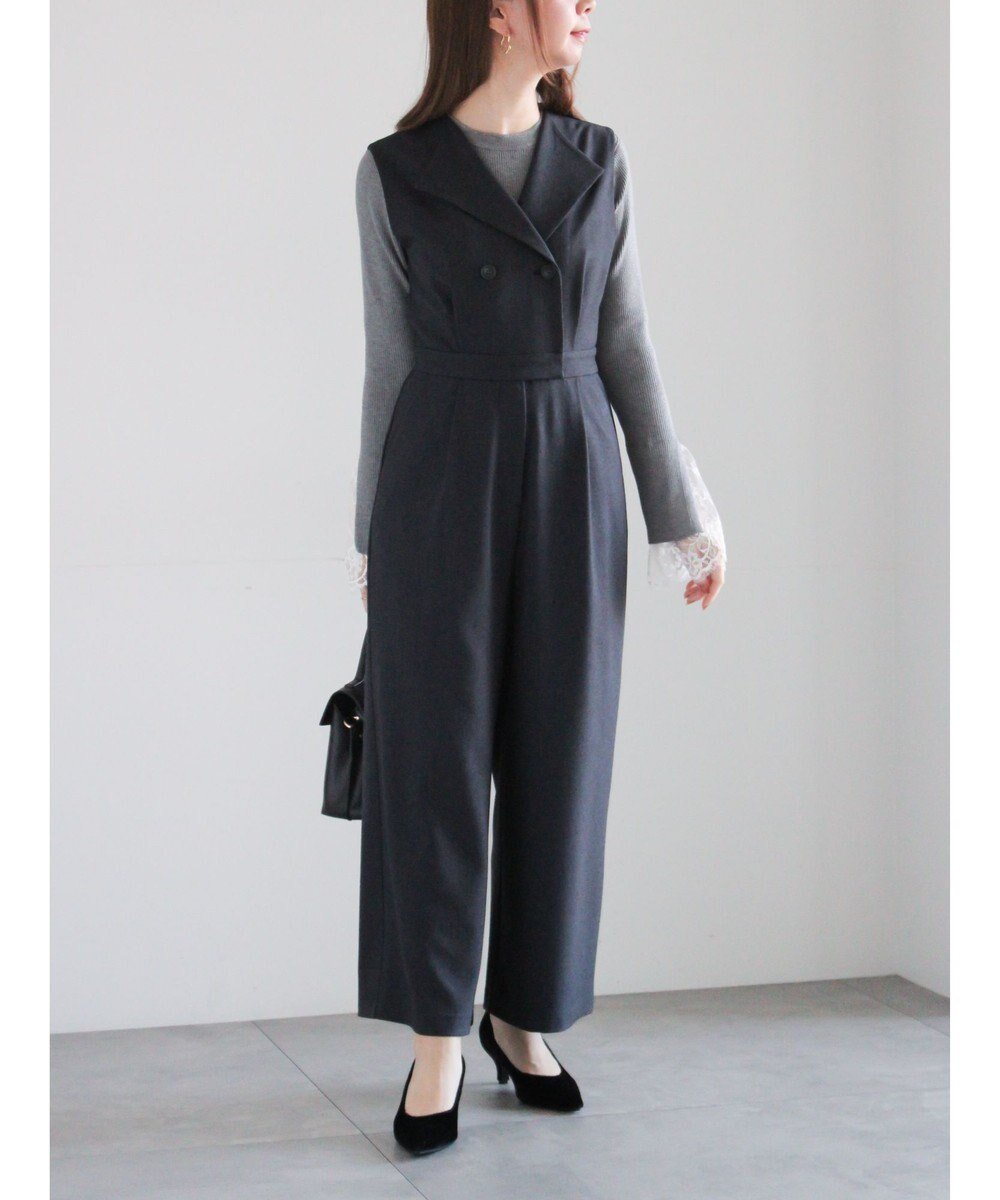 【テチチ/Te chichi】のツイーディーダブルコンビネゾン 人気、トレンドファッション・服の通販 founy(ファニー) 　ファッション　Fashion　レディースファッション　Fashion for Women　ワンピース　Dresses　インナー　Innerwear　コンビネゾン　Jumpsuit, All-in-One　タートル　Turtleneck, Turtle Collar　ワイド　Wide, Wide Fit　夏　Summer　S/S・春夏　SS, Spring/Summer, Warm Season　A/W・秋冬　Autumn/Winter　 other-1|ID: prp329100004825658 ipo3291000000035106549