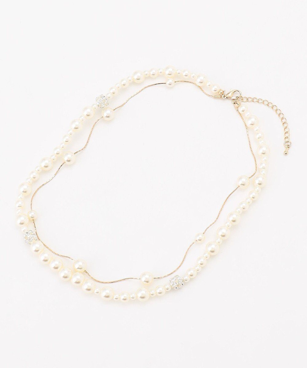 【エニィ スィス/any SiS】のロンデルパール調ステーション ネックレス 人気、トレンドファッション・服の通販 founy(ファニー) 　ファッション　Fashion　レディースファッション　Fashion for Women　ジュエリー　Jewelry　ネックレス　Necklaces & Pendants　アクセサリー　Fashion Accessories　エレガント 上品　Elegant　ネックレス　Necklace, Pendant Necklace　新作・新入荷　New Arrivals / New In　 other-1|ID: prp329100004825660 ipo3291000000035106556