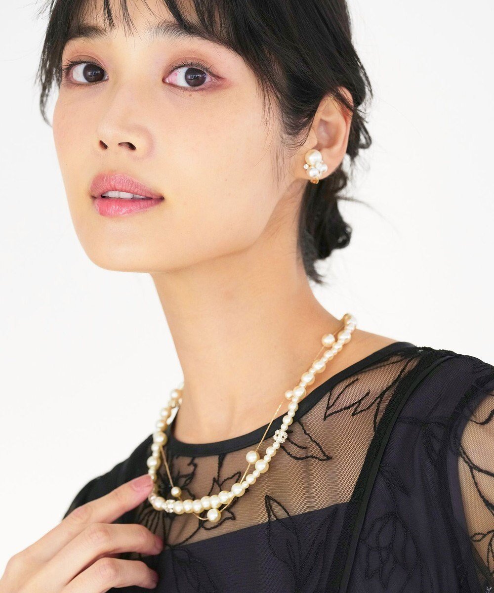 【エニィ スィス/any SiS】のロンデルパール調ステーション ネックレス 人気、トレンドファッション・服の通販 founy(ファニー) 　ファッション　Fashion　レディースファッション　Fashion for Women　ジュエリー　Jewelry　ネックレス　Necklaces & Pendants　アクセサリー　Fashion Accessories　エレガント 上品　Elegant　ネックレス　Necklace, Pendant Necklace　新作・新入荷　New Arrivals / New In　 other-1|ID: prp329100004825660 ipo3291000000035313894