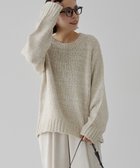 【アメリカンホリック/AMERICAN HOLIC】のメランジルーズニットプルオーバー 人気、トレンドファッション・服の通販 founy(ファニー) ファッション Fashion レディースファッション Fashion for Women トップス・カットソー Cut & Sew Tops ニット Knit Tops & Sweaters カジュアルプルオーバー・ニットトップス Pullovers & Knit Tops / Casual Pullovers アメリカン American Style スタイリッシュ Stylish, Fashionable セーター Sweater, Knitwear フェミニン Feminine, Girly ヘムライン Hemline, Bottom Cut ポケット Pocket, Pocket Detail ミックス Mix, Mixed Style A/W・秋冬 Autumn/Winter おすすめ Recommended / Our Picks thumbnail Ivory|ID: prp329100004825661 ipo3291000000035543310