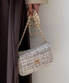 【23区/NIJYUSANKU】の【VERY掲載】GIOLICA ツイードミニ ショルダーバッグ アイボリーミックス|ID: prp329100004825665 ipo3291000000035136882