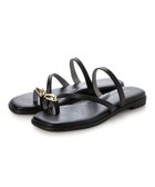 【モード エ ジャコモ/MODE ET JACOMO】のMODE ET JACOMO リングフラットトングサンダル 人気、トレンドファッション・服の通販 founy(ファニー) ファッション Fashion レディースファッション Fashion for Women クッション Cushion, Throw Pillow クール Cool, Chic サンダル Sandals, Summer Shoes シューズ Shoes, Footwear スタイリッシュ Stylish, Fashionable メタル Metal, Metal Parts モチーフ Motif, Design Theme 夏 Summer 春 Spring S/S・春夏 SS, Spring/Summer, Warm Season thumbnail ブラック|ID: prp329100004825668 ipo3291000000035106592