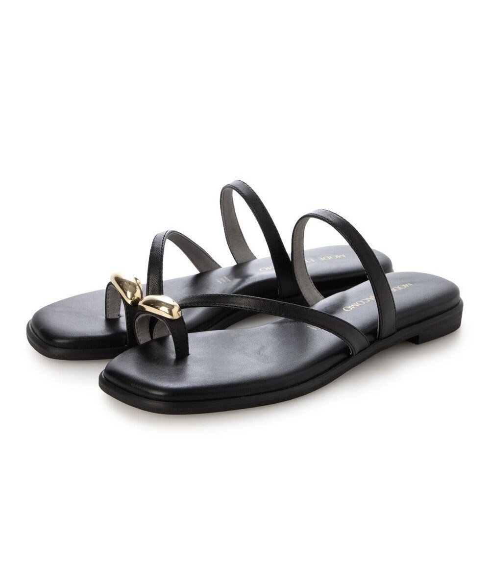 【モード エ ジャコモ/MODE ET JACOMO】のMODE ET JACOMO リングフラットトングサンダル インテリア・キッズ・メンズ・レディースファッション・服の通販 founy(ファニー) ファッション Fashion レディースファッション Fashion for Women クッション Cushion, Throw Pillow クール Cool, Chic サンダル Sandals, Summer Shoes シューズ Shoes, Footwear スタイリッシュ Stylish, Fashionable メタル Metal, Metal Parts モチーフ Motif, Design Theme 夏 Summer 春 Spring S/S・春夏 SS, Spring/Summer, Warm Season ブラック|ID: prp329100004825668 ipo3291000000035106592