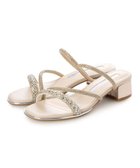 【モード エ ジャコモ/MODE ET JACOMO】のMODE ET JACOMO ラインストーンストラップミュールサンダル 人気、トレンドファッション・服の通販 founy(ファニー) ファッション Fashion レディースファッション Fashion for Women クール Cool, Chic サンダル Sandals, Summer Shoes シューズ Shoes, Footwear ビジュー Bijou, Jewel-like Accent エレガント 上品 Elegant 人気 Popular, Best Seller 夏 Summer 春 Spring S/S・春夏 SS, Spring/Summer, Warm Season thumbnail アイボリーメタリック|ID: prp329100004825671 ipo3291000000035106602