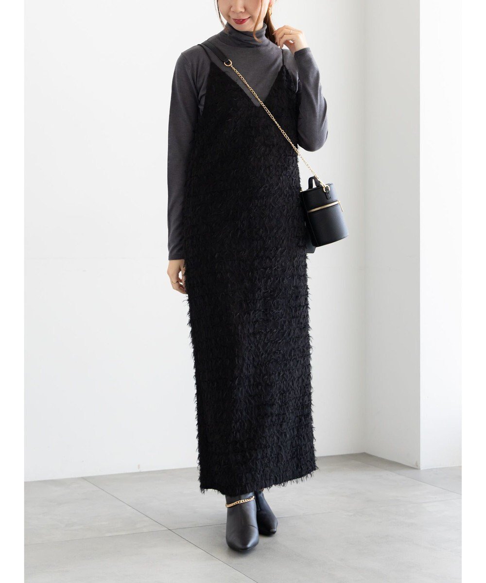 【テチチ/Te chichi】のカットジャガードキャミワンピース インテリア・キッズ・メンズ・レディースファッション・服の通販 founy(ファニー) ファッション Fashion レディースファッション Fashion for Women ワンピース Dresses キャミソールワンピース Camisole Dresses キャミワンピース Cami Dress, Slip Dress シンプル Simple, Minimal デニム Denim, Jeans Material ワイド Wide, Wide Fit 夏 Summer S/S・春夏 SS, Spring/Summer, Warm Season A/W・秋冬 Autumn/Winter ブラック|ID: prp329100004825672 ipo3291000000035409190