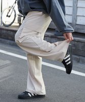 【ウィゴー/WEGO / MEN】の【ウエストゴム/MLサイズ展開】イージーワイドカーゴスラックス 人気、トレンドファッション・服の通販 founy(ファニー) ファッション Fashion メンズファッション Fashion for Men ボトムス Bottoms 春 Spring 秋 Autumn カーゴパンツ Cargo Pants, Utility Pants シンプル Simple, Minimal スウェット / スエット Sweatshirt, Sweatwear ストレート Straight, Straight Cut スマホ Smartphone, Mobile Device スラックス Slacks, Dress Pants ドローコード Drawcord, Drawstring Cord 定番 Standard, Basic Item 無地 Plain, Solid Color S/S・春夏 SS, Spring/Summer, Warm Season おすすめ Recommended / Our Picks 夏 Summer |ID:prp329100004826407