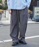 【ウィゴー/WEGO / MEN】の【ウエストゴム/MLサイズ展開】イージーワイドカーゴスラックス ダークグレー|ID: prp329100004826407 ipo3291000000035116764