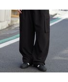 【ウィゴー/WEGO / MEN】の【ウエストゴム/MLサイズ展開】イージーワイドカーゴスラックス ブラック|ID: prp329100004826407 ipo3291000000035116765