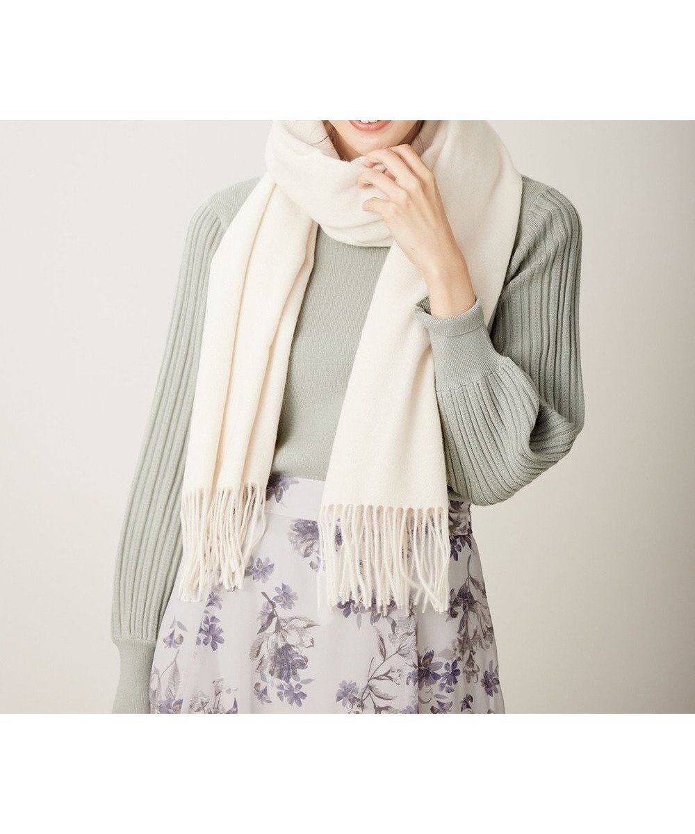 【エニィ スィス/any SiS】のプレミアムカシミヤミックス ストール インテリア・キッズ・メンズ・レディースファッション・服の通販 founy(ファニー) ファッション Fashion レディースファッション Fashion for Women ストール Soft & Warm Scarves マフラー・スヌード / 冬小物の定番 Scarves & Mufflers シンプル Simple, Minimal ストール Stole, Wrap スヌード Snood, Infinity Scarf チェック Check, Plaid, Tartan プレート Plate, Dish マフラー Scarf, Muffler 無地 Plain, Solid Color A/W・秋冬 Autumn/Winter アイボリー|ID: prp329100004826408 ipo3291000000035116770