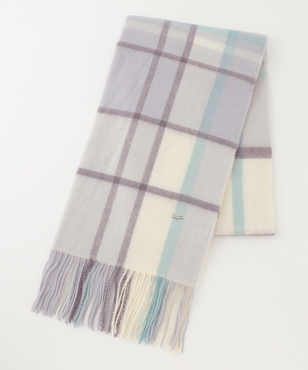 【エニィ スィス/any SiS】のプレミアムカシミヤミックス ストール インテリア・キッズ・メンズ・レディースファッション・服の通販 founy(ファニー) ファッション Fashion レディースファッション Fashion for Women ストール Soft & Warm Scarves マフラー・スヌード / 冬小物の定番 Scarves & Mufflers シンプル Simple, Minimal ストール Stole, Wrap スヌード Snood, Infinity Scarf チェック Check, Plaid, Tartan プレート Plate, Dish マフラー Scarf, Muffler 無地 Plain, Solid Color A/W・秋冬 Autumn/Winter ブルーグレーチェック|ID: prp329100004826408 ipo3291000000035116771