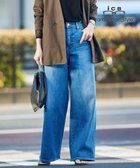 【アイシービー/iCB】の【ICB×tamachan_style コラボ】スタイルアップ ワイドデニム ライトインディコ系|ID: prp329100004826409 ipo3291000000035116773