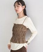 【アースミュージックアンドエコロジー/earth music&ecology】のサイドギャザープルオーバー Ivory|ID: prp329100004826416 ipo3291000000035116793