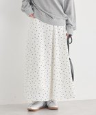 【アースミュージックアンドエコロジー/earth music&ecology】のサテンフレアスカート Ivory|ID: prp329100004826419 ipo3291000000035116805