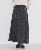 【アースミュージックアンドエコロジー/earth music&ecology】のサテンフレアスカート Black|ID: prp329100004826419 ipo3291000000035116806