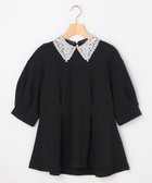 【組曲/KUMIKYOKU】の【先行予約・2WAY】レース襟フレンチテリーフレア カットソー ブラック系|ID: prp329100004826421 ipo3291000000035116814