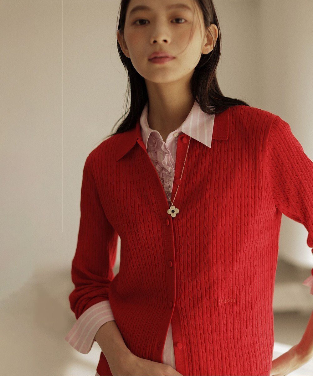 【組曲/KUMIKYOKU】の【Flower Collection】COUCOUニット カーディガン 人気、トレンドファッション・服の通販 founy(ファニー) ファッション Fashion レディースファッション Fashion for Women トップス・カットソー Cut & Sew Tops ニット Knit Tops & Sweaters カーディガン・羽織り Layered Style Cardigans 春 Spring カーディガン Cardigan, Knitwear シンプル Simple, Minimal ジャケット Jacket, Outerwear バランス Balance, Style Balance フィット Fit, Slim Fit フロント Front, Front Design ボトム Bottoms, Lower Wear S/S・春夏 SS, Spring/Summer, Warm Season 夏 Summer other-1|ID: prp329100004826423 ipo3291000000035116818