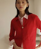 【組曲/KUMIKYOKU】の【先行予約・Flower Collection】COUCOUニット カーディガン チェリーレッド系|ID: prp329100004826423 ipo3291000000035116819