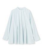 【アンフィーロ 自由区/UNFILO】のバンドカラー タックブラウス ミントブルー|ID: prp329100004826425 ipo3291000000035116826