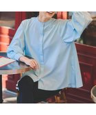 【アンフィーロ 自由区/UNFILO】の【取り外し可能なボウタイ付き】2WAY ボウタイブラウス ミントブルー|ID: prp329100004826427 ipo3291000000035147587