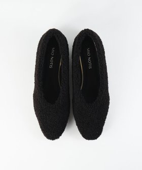 【ボントレ/BONTRE】の【MIONOTIS/ミオノティス】ファーフラットパンプス/40411 人気、トレンドファッション・服の通販 founy(ファニー) ファッション Fashion レディースファッション Fashion for Women シューズ Shoes, Footwear ソックス Socks, Hosiery フラット Flat, Flat Shoes A/W・秋冬 Autumn/Winter |ID:prp329100004826429