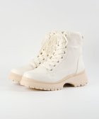 【ボントレ/BONTRE】の【MIONOTIS/ミオノティス】レースアップタンクソールショートブーツ/41012 人気、トレンドファッション・服の通販 founy(ファニー) ファッション Fashion レディースファッション Fashion for Women おすすめ Recommended / Our Picks カッティング Cutting Detail クッション Cushion, Throw Pillow シューズ Shoes, Footwear ショート Short, Short Length A/W・秋冬 Autumn/Winter thumbnail オフホワイト|ID: prp329100004826433 ipo3291000000035116864