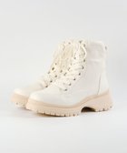 【ボントレ/BONTRE】の【MIONOTIS/ミオノティス】レースアップタンクソールショートブーツ/41012 人気、トレンドファッション・服の通販 founy(ファニー) ファッション Fashion レディースファッション Fashion for Women おすすめ Recommended / Our Picks カッティング Cutting Detail クッション Cushion, Throw Pillow シューズ Shoes, Footwear ショート Short, Short Length A/W・秋冬 Autumn/Winter thumbnail オフホワイト|ID: prp329100004826433 ipo3291000000035735959